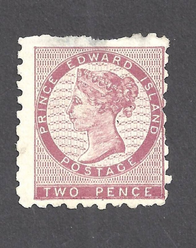 Canada PRINCE EDWARD ISLAND # 1 MINT UN 2d DULL ROSE QUEEN VICTORIA BS27368