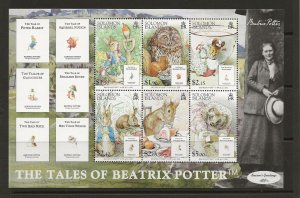 Solomon Is 2006 Beatrix Potter miniature sheet sg.MS1222  MNH