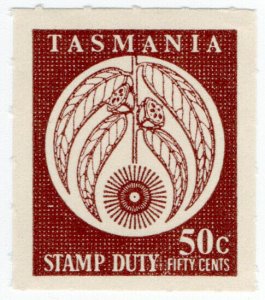 (I.B) Australia - Tasmania Revenue : Stamp Duty 50c