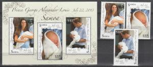 Samoa #1156-9  MNH CV $27.00  (A16846)