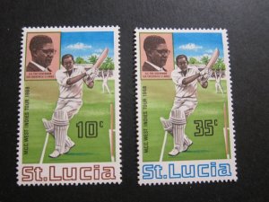 St Lucia 1968 Sc 229-230 set MH