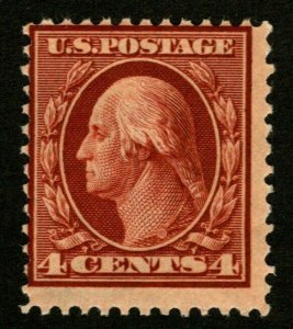 OAS-CNY ED-2 (96) SC 334 – 1908 4c Washington, orange brown  msrp $58