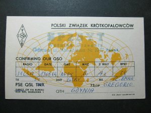 5384 Amateur Radio QSL Card Gdynia Poland-