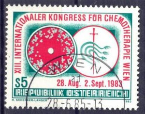 Austria 1983 International Chemotherapy Congress Mi. 1748 Used