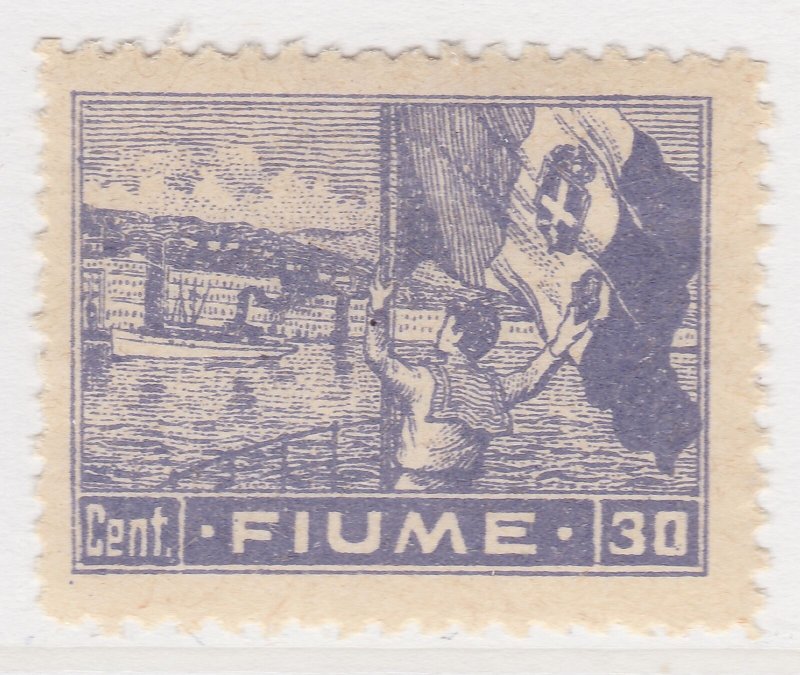 Fiume 1919 30c Very Fine MNH Stamp A21P11F4954