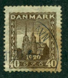 Denmark 1920 #157 U SCV(2018)=$0.50