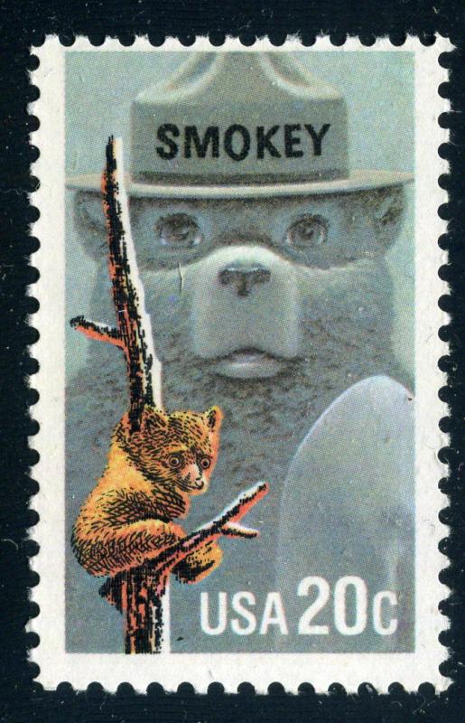 Scott #2096 - 20¢ Smokey Bear - MNH