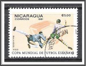 Nicaragua #1108 Soccer World Cup CTO NH