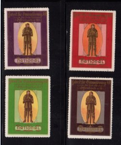 German Advertising Stamps - National Factory for Rubber Processing, Offenbach