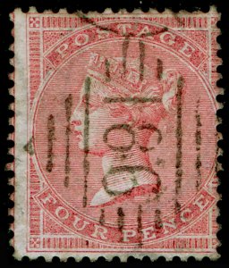 SG66a, 4d rose, FINE USED. Cat £150. IRELAND