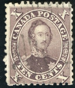 Canada Scott 17 Used  10c 1859 Lot MM003