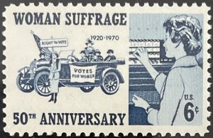 Scott #1406 1970 6¢ Woman Suffrage 50th Anniversary MNH OG VF