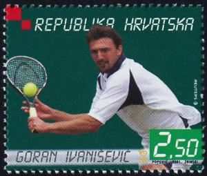 Croatia 461 MNH Sports, Tennis, Goran Ivanisevic