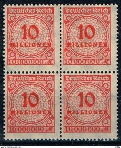 Germany 1923 Sc.#286 MNH Plate Print, with crack in the Rosette