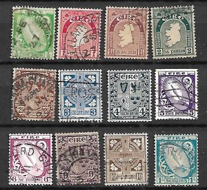 IRELAND STAMPS ., 1922/1923. Sc.#65-76, Mi.#40A-51A, USED