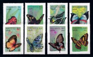 [71054] Maldives 1987 Insects Butterflies  MNH