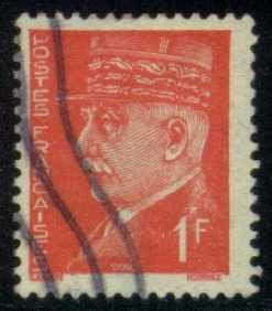 France #437 Marshal Petain; used (0.25)