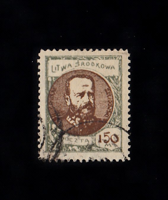 Central Lithuania Scott #58 Used