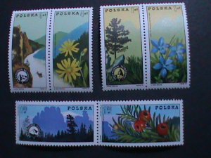 POLAND-1975 SC#2089-94-CENT.OF POLISH MOUNTAIN GUIDES.ORG. -LARGE SIZE STAMPS