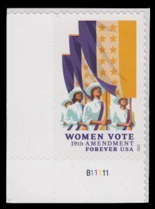 U.S.#5523 Women Vote 55c FE PNS, MNH.