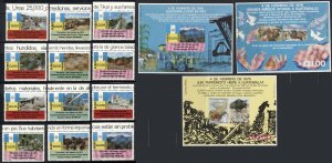 Guatemala #C577-C588  Earthquake Airmail Set & 3 Souvenir Sheets 1976 Mint NH