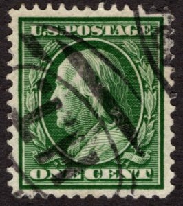 1909, US 1c, Franklin, Used, PSE Graded, XF-90, Sc 331