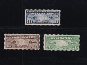 U.S. Sc #C7-C9 Mint-Hinged (S30526)