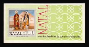 CHRISTMAS BRAZIL # 1181 MNH Imperf Souvenir Sheet - HOLY FAMILY PORTINARI ART 