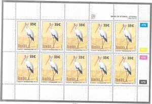 Namibia #766-769Birds Sheets of 10  (MNH) CV$24.50