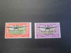 French New Caledonia 1932 Sc 180-1 set MNH