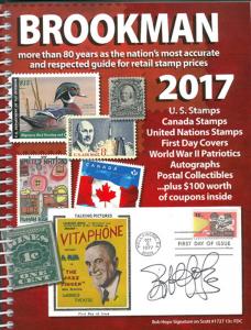 Brookman 2017 Spiral Bound Stamp Catalog