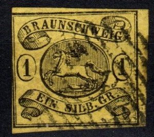 Brunswick #8 F-VF Used CV $50.00 Signed Engel (X2459)