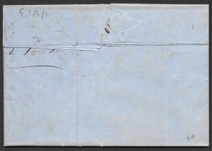 Doyle's_Stamps: 1853 Cover Maine to Mass. Postal History w/Scott #11A