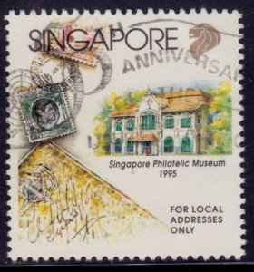 Singapore, 1995, Philatelic Museum, For Local Addresses, sc#729, used