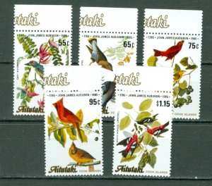 AITUTAKI 1985 BIRDS #368-72...SET MNH...$7.85