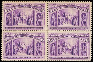 U.S. COLUMBIAN ISSUE 235  Mint (ID # 111021)