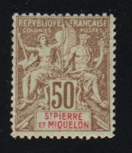 St. Pierre & Miquelon - Scott # 76 - MH