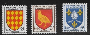 France Scott #733-39  - VF - Mint Never Hinged (NH)