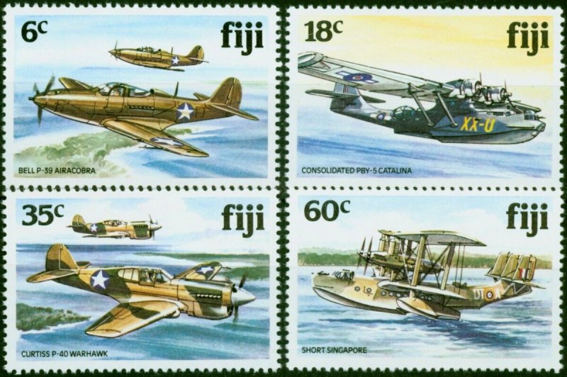 Fiji 1981 WWII Aircraft Set of 4 SG624-627 V.F MNH (2)