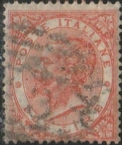 Italy, #33  Used From 1863-77