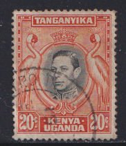 Kenya, Uganda & Tanganyika 74 Kavirondo Cranes 1942