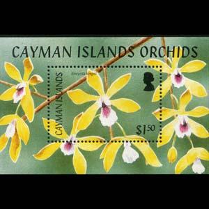 CAYMAN IS. 2005 - Scott# 937 S/S Orchids NH