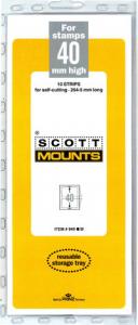 Scott Mounts Black 40mm STRIP 265mm, (Pgk. 10)(00949B)