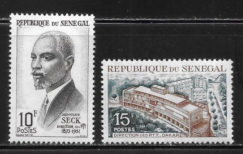 Senegal 245-246 Abdoulaye Seck set MNH