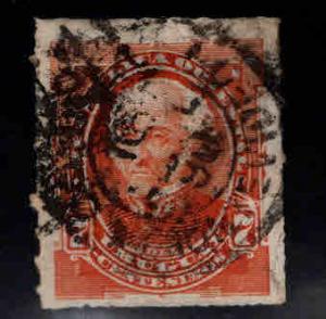 Uruguay Scott 65 Used 1888 stamp