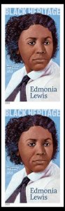 US Black Heritage, Edmonia Lewis. Imperf NDC Vert. Pair.Ships after 31 Jan 2022