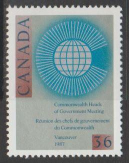 Canada Scott #1147 Heads of Government in Vancouver Stamp - Mint NH Single