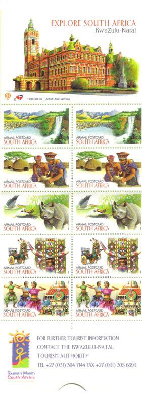 South Africa - 1998 Explore SA KZN Booklet SG SB51