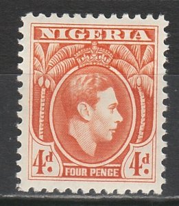 NIGERIA 1938 KGVI 4D