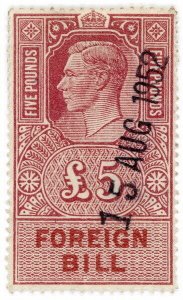 (I.B) George VI Revenue : Foreign Bill £5